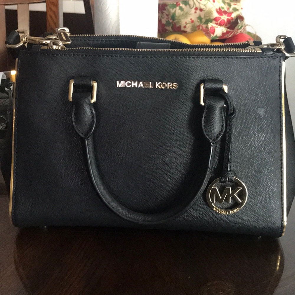 Michael Kors black shoulder bag